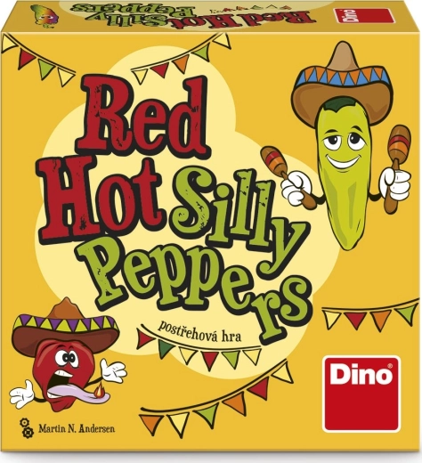 Dino gioco da tavolo Red Hot Silly Peppers