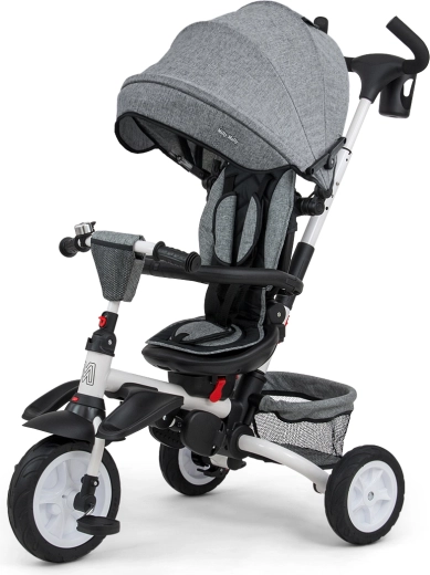 Milly Mally triciclo 6 in 1 Stanley rubber grey