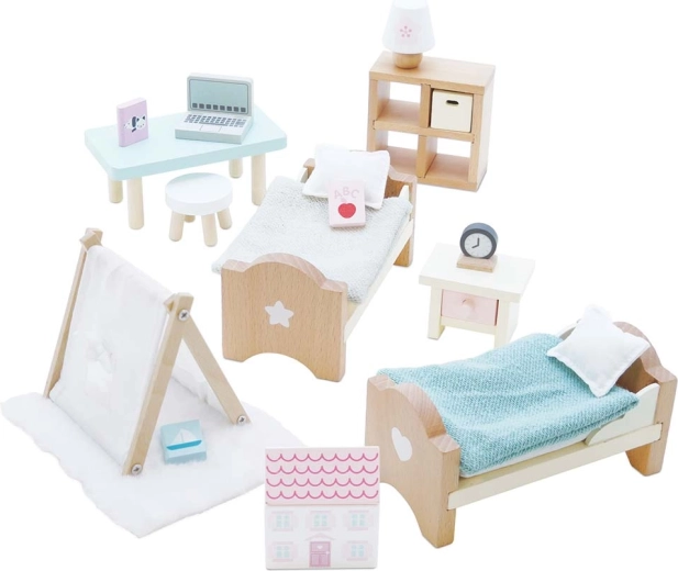 Le Toy Van Daisylane cameretta in legno per casa delle bambole