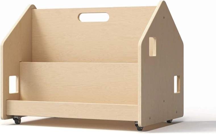 BusyKids libreria bifacciale su ruote