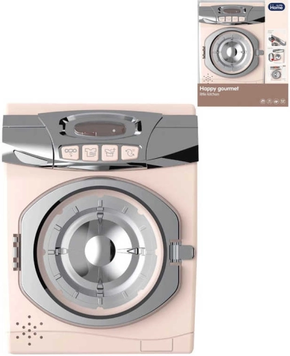 Lavatrice automatica per bambini a batterie con luce e suono - 1 pezzo