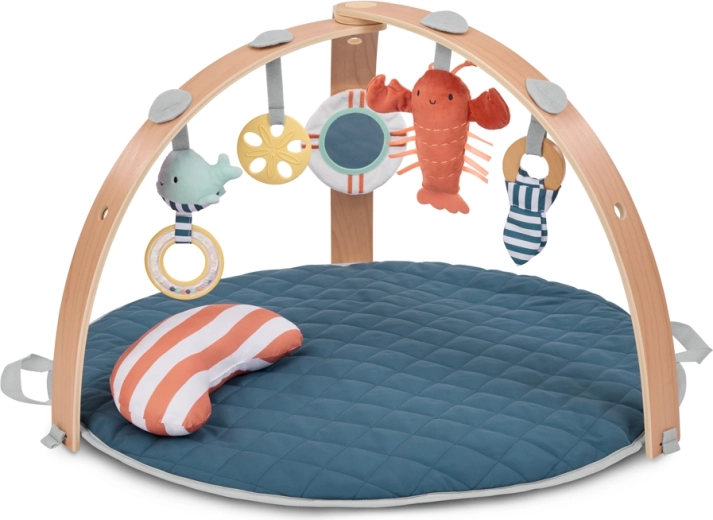 Ingenuity tappetino gioco reversibile con arco in legno Harbor Haven 0m+