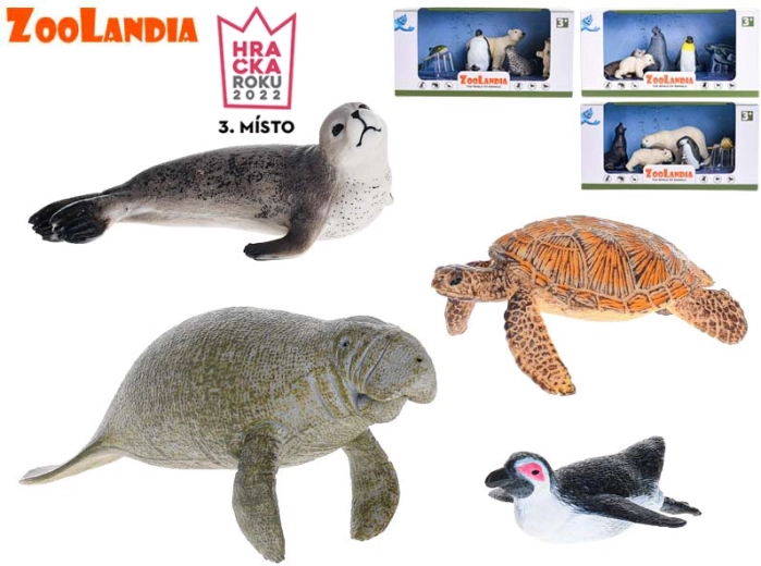 Zoolandia animali marini – set di figurine per acquario