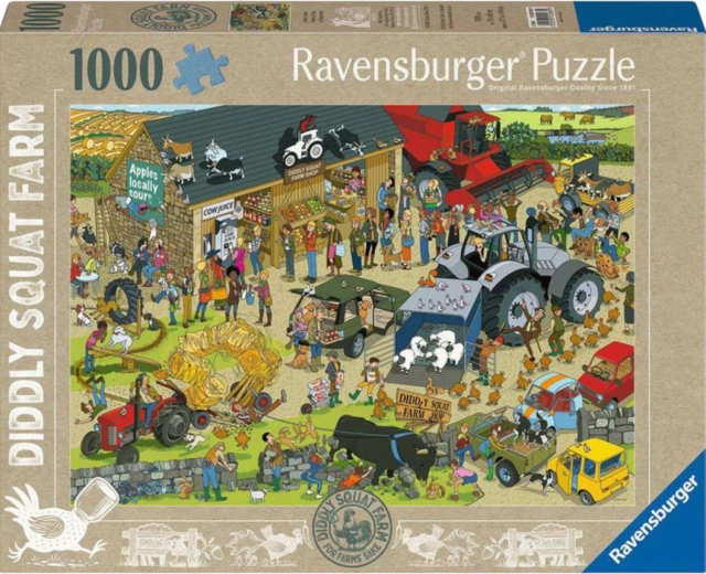 Puzzle Ravensburger Fattoria Diddly Squat Shop 1000 pezzi