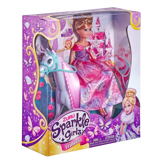 Principessa Sparkle Girlz con unicorno