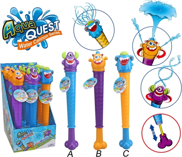 Cannone ad acqua Mostriciattolo con testa rotante 45 cm