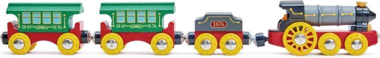 Treno a vapore retrò Hape con effetti luminosi e sonori