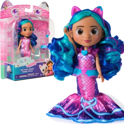 Set Gabby's Dollhouse Movie mer-tastic Gabby – bambola con accessori