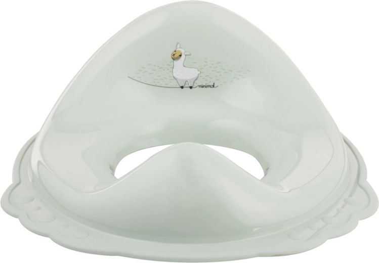 Riduttore WC Maltex con maniglie lama Minimal, verde salvia