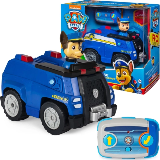 Outlet auto della polizia Chase di Paw Patrol radiocomandato con telecomando – confezione danneggiata