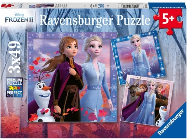 Puzzle Ravensburger Frozen 2: Viaggio 3x49 pezzi