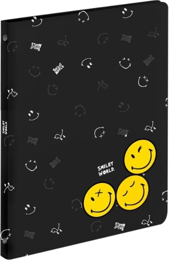Raccoglitore A4 con 4 anelli SMILEY WORLD in polipropilene