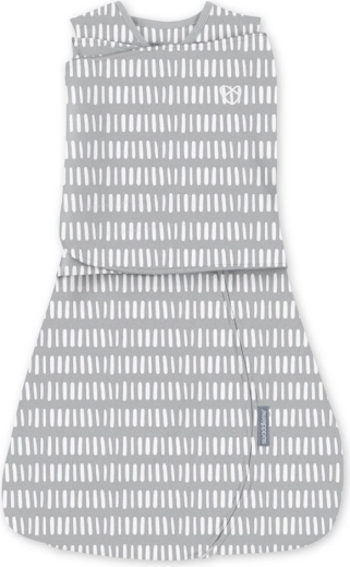 Fascia SwaddleMe con maniche libere TOG 1, cotone, Grigio, 3–6 mesi