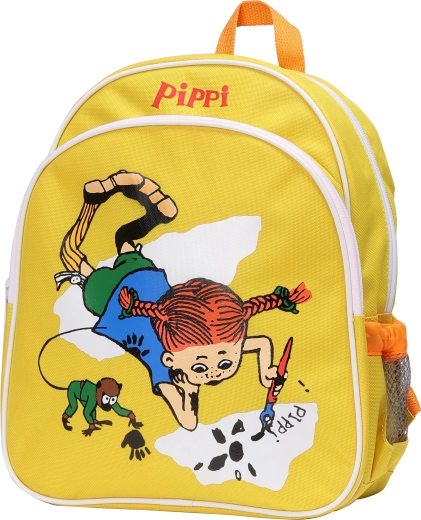 Zaino per bambini Pippi Calzelunghe giallo