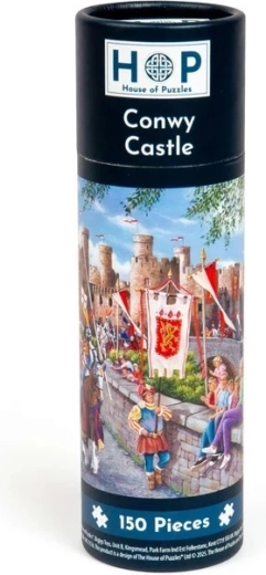 Mini puzzle Castello di Conwy in tubo, 150 pezzi