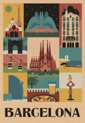 Puzzle 1000 pezzi Style in the City Barcellona – compact box