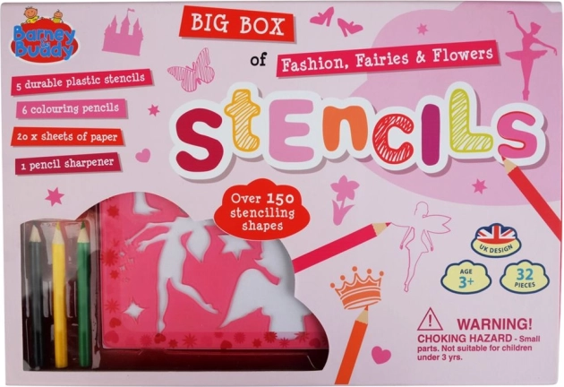 Stencil da disegno – fate alla moda, grande set