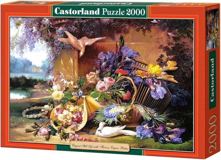 Puzzle 2000 pezzi – Natura morta elegante con fiori, Eugene Bidau