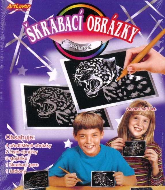 ArtLover immagini da grattare argento – set 6 pz