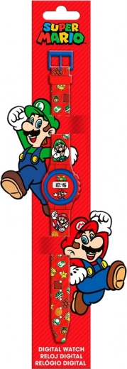 Orologio digitale per bambini Super Mario con display LED e calendario