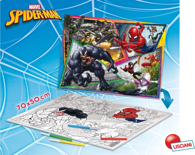 Puzzle da pavimento double face Spider-Man da 150 pezzi
