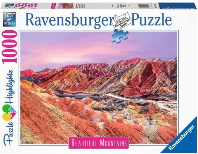 Puzzle 1000 pezzi Montagne Arcobaleno