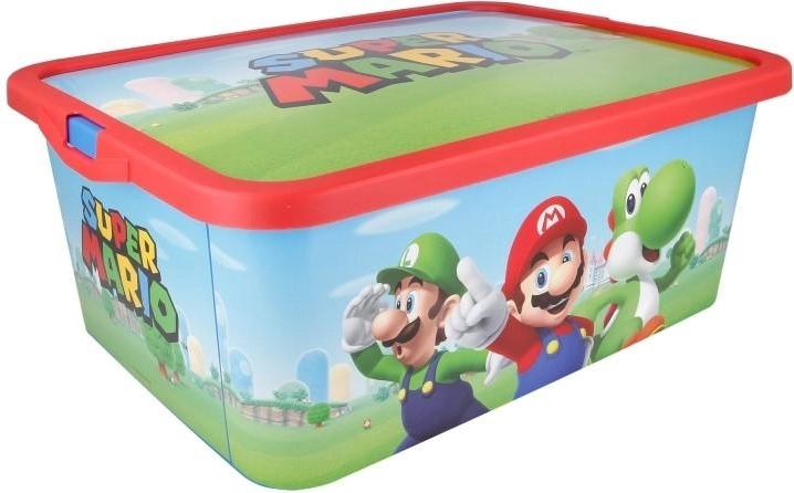 Box contenitore con coperchio Super Mario