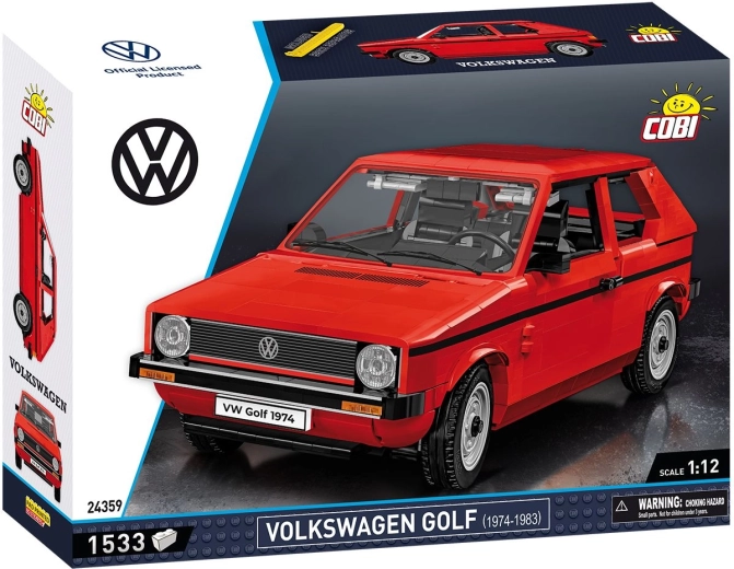 Cobi Volkswagen Golf (1974–1983) 1:12 kit di costruzione