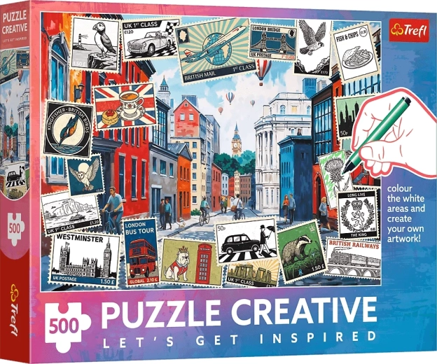 Puzzle TREFL Creative Saluti da Londra 500 pezzi