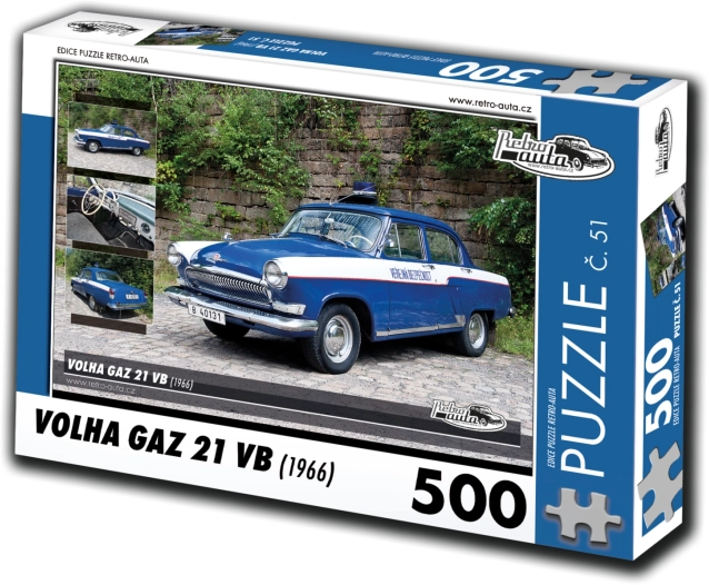 Puzzle RETRO-AUTA Volha Gaz 21 VB 1966, 500 pezzi