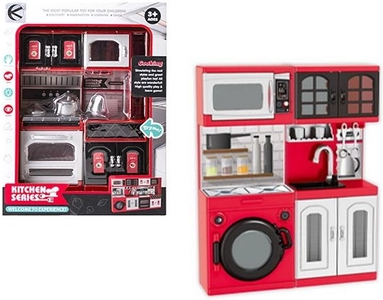 Set di mobili da cucina per bambole - 1 pezzo