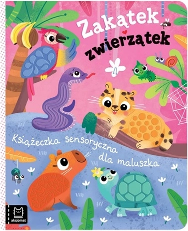 L’angolino degli animaletti – libro sensoriale con elementi in silicone