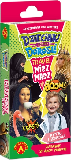 Misz Masz Bambini contro Adulti Travel – gioco da viaggio per famiglie