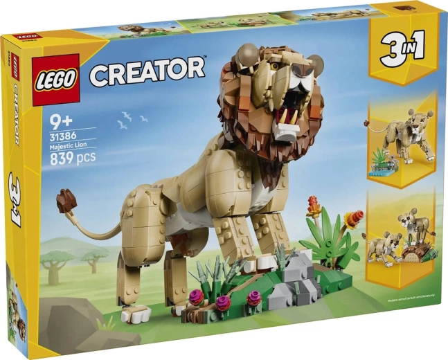 LEGO Creator Animali selvatici: il leone maestoso
