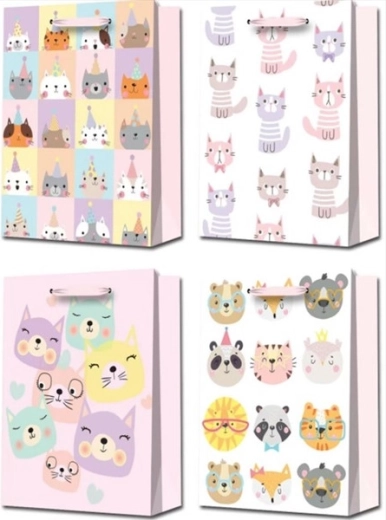 Borsa regalo XL con motivo animale