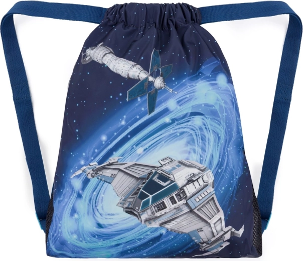 Bagmaster sacchetto scolastico per scarpe e ginnastica lumi 24 d – nave spaziale