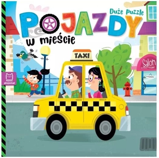 Veicoli in città – puzzle grandi