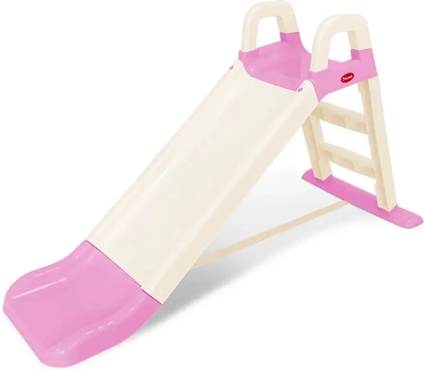 Scivolo per bambini 140 cm beige‑rosa DOLONI