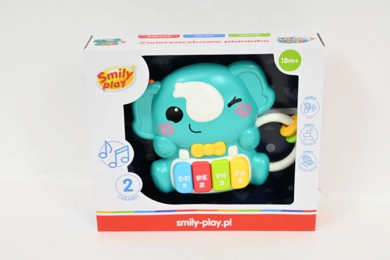 SmilyPlay pianino interattivo a tema animaletti elefantino