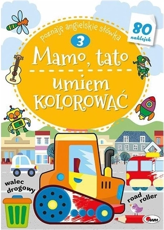 Mamma, papà, so colorare – album educativo da colorare con adesivi