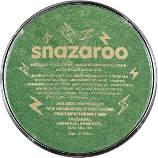 Trucco metallico per il viso Snazaroo verde elettrico 18 ml