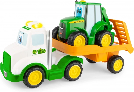 Trattore Johnny con Rimorchio per Bambini - John Deere