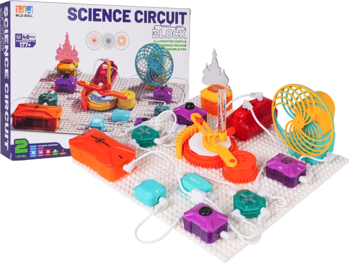 Set educativo di circuiti elettrici da 46 pezzi
