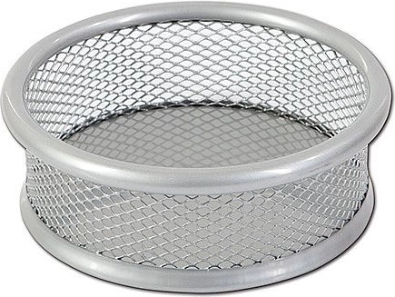 Vaschetta metallica per graffette CONCORDE, argento