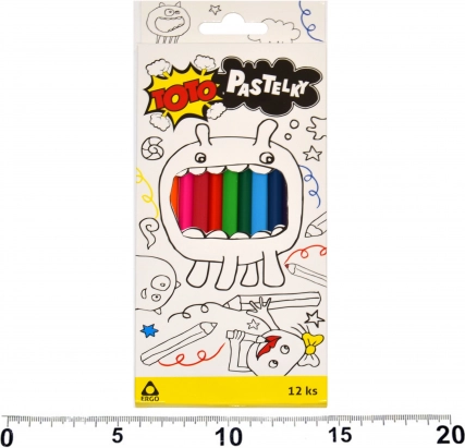 Matite colorate triangolari ERGO 12 pz