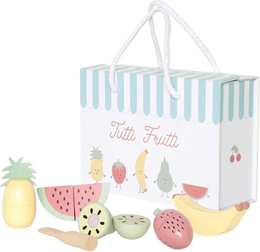JaBaDaBaDo frutta in legno da tagliare per bambini