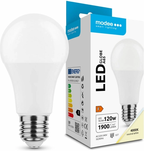 Lampadina LED Globo A65 18,5 W E27 4000 K 270°