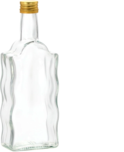 Bottiglia in vetro Fala 500 ml con tappo metallico