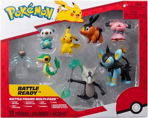 Figure da battaglia Pokémon – set da 8 pz (Wave 12)