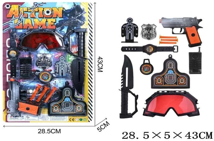 Set della polizia in blister